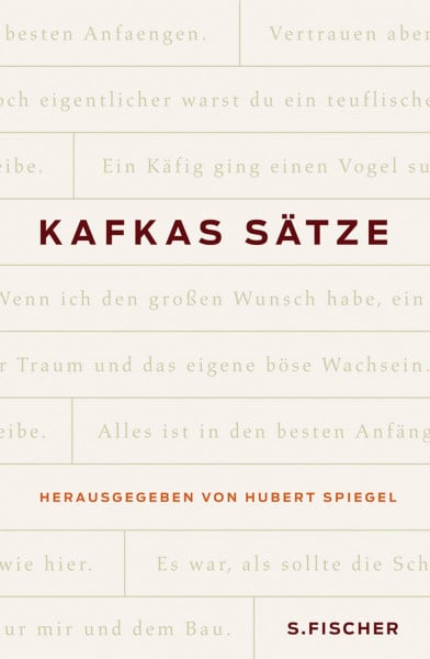 Kafkas Sätze (Literatur (deutschsprachig))