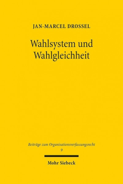 Wahlsystem und Wahlgleichheit
