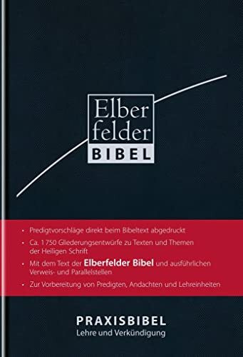 Elberfelder Bibel. Praxisbibel Lehre und Verkündigung