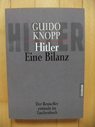 Hitler - Eine Bilanz: Der Bestseller erstmals im Taschenbuch