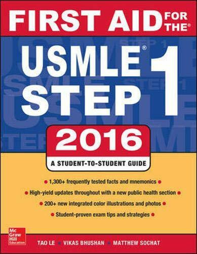 First Aid for the USMLE Step 1 2016