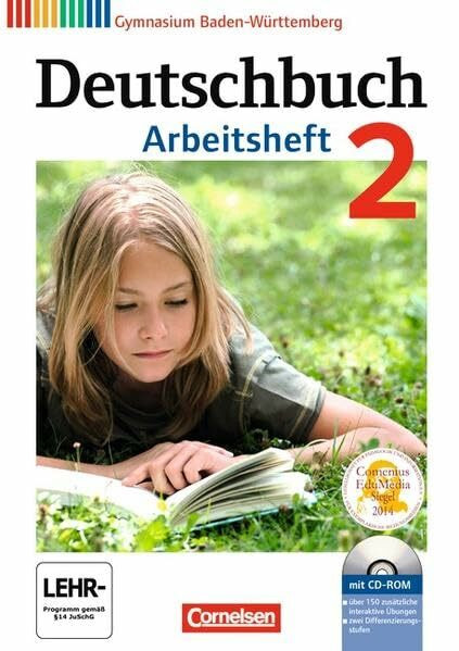 Deutschbuch Gymnasium - Baden-Württemberg - Neubearbeitung: Band 2: 6. Schuljahr - Arbeitsheft mit Lösungen und Übungs-CD-ROM: Arbeitsheft 2 MIT Ubungs-cd-rom