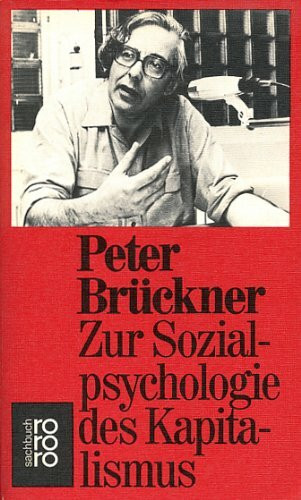 Zur Sozialpsychologie des Kapitalismus