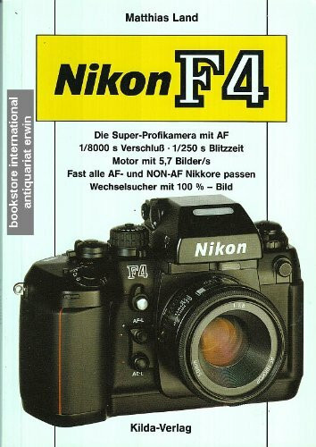 Nikon F4: Die Super-Profikamera mit AF, 1/8000 s Verschluß, 1/250 s Blitzzeit, Motor mit 5,7 Bilder/s. Fast alle AF- und NON-AF-Nikkore passen Wechselsucher mit 100 Proz.-Bild