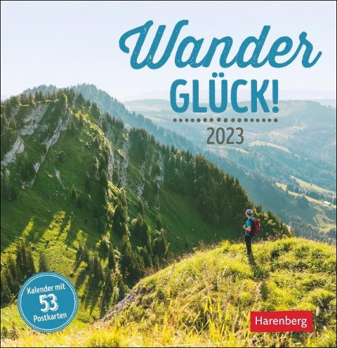 Wanderglück Postkartenkalender 2023