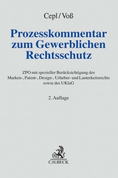 Prozesskommentar zum Gewerblichen Rechtsschutz