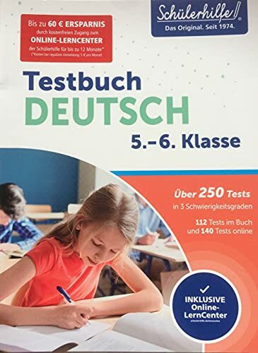 Schülerhilfe Testbuch DEUTSCH 5.- 6 Klasse