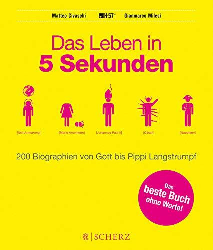 Das Leben in 5 Sekunden: 200 Biographien von Gott bis Pippi Langstrumpf (Populäres Sachbuch)