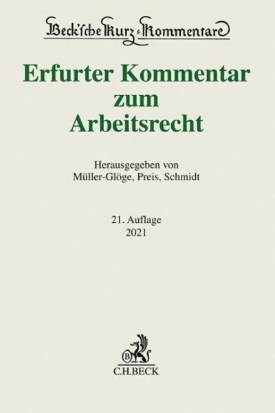 Erfurter Kommentar zum Arbeitsrecht