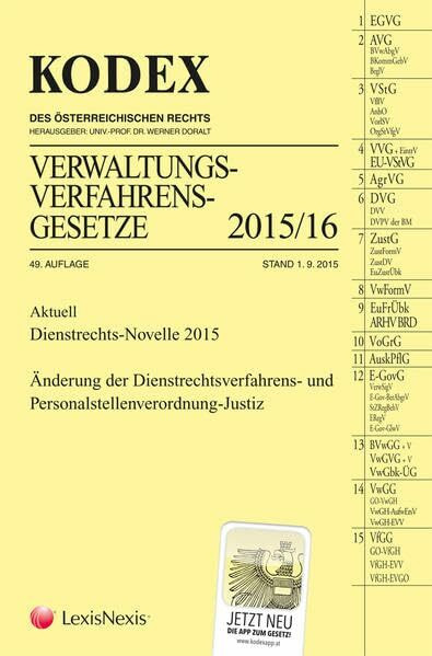 KODEX Verwaltungsverfahren (AVG) 2015/16