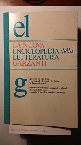 la nuova enciclopedia della letteratura garzanti