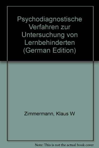 Psychodiagnostische Verfahren zur Untersuchung von Lernbehinderten