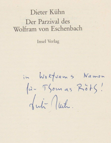 Der Parzival des Wolfram von Eschenbach