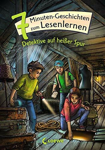 Leselöwen - Das Original - 7-Minuten-Geschichten zum Lesenlernen - Detektive auf heißer Spur: Erstlesebuch für Mädchen und Jungen ab 6 Jahre