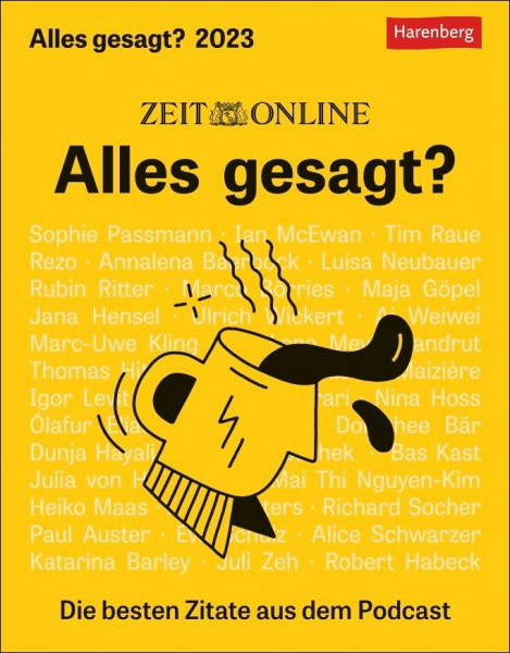 DIE ZEIT Alles gesagt? Tagesabreißkalender 2023