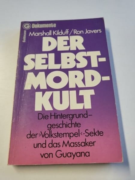 Der Selbstmord- Kult.