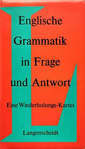 Englische Grammatik in Frage und Antwort. Eine Wiederholungs-Kartei. Langenscheidt.