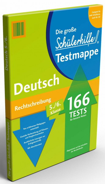 Testmappe Deutsch Rechtschreibung (Kl. 5.-6.)