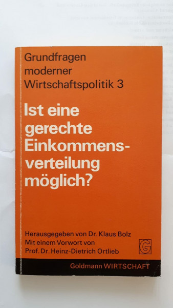 Ist eine gerechte Einkommensverteilung möglich?