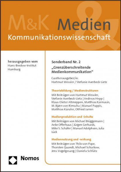 "Grenzüberschreitende Medienkommunikation"