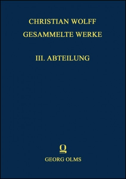Wolffiana VIII: Erfahrung und Wissenschaftstheorie bei Christian Wolff