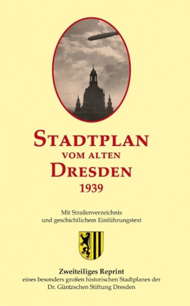 Stadtplan vom alten Dresden 1939