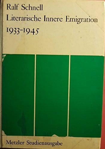 Literarische innere Emigration 1933-1945
