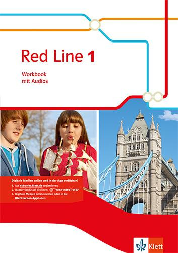 Red Line 1. Workbook mit Klett-Lernen App. Ausgabe 2014