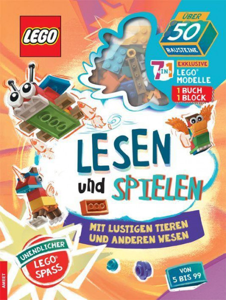 LEGO® Lesen und Spielen mit lustigen Tieren und anderen Wesen