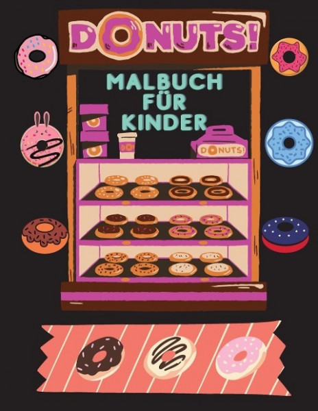 DONUTS Malbuch für Kinder