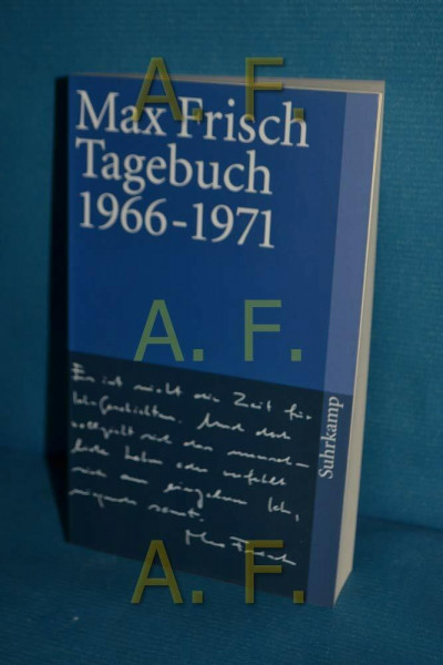 Tagebuch : 1966 - 1971.