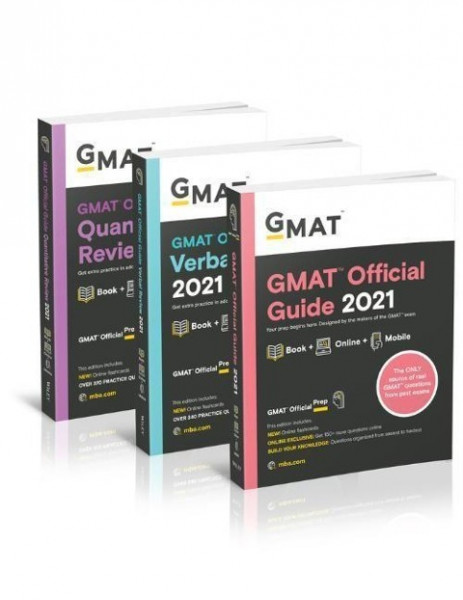 GMAT Official Guide 2021 Bundle