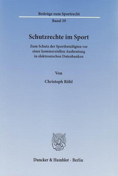 Schutzrechte im Sport