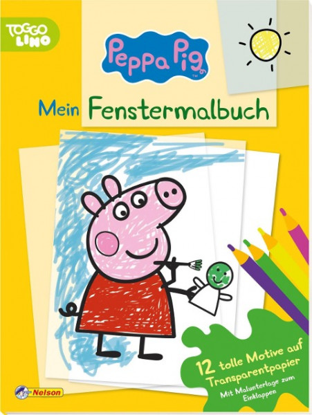 Peppa Pig: Peppa: Mein Fenstermalbuch