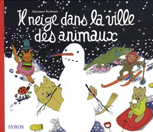 Il neige dans la ville des animaux