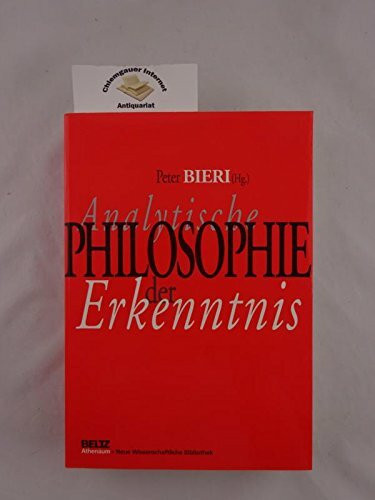 Analytische Philosophie der Erkenntnis