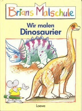 Wir malen Dinosaurier