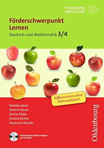 Praxishelfer Inklusion / Förderschwerpunkt Lernen: Deutsch/ Mathematik 3./4. Schuljahr. Kopiervorlagen mit CD-ROM