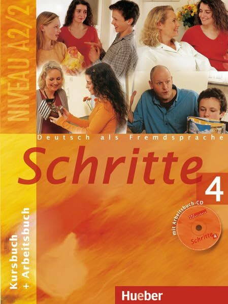 Schritte 4: Deutsch als Fremdsprache / Kursbuch + Arbeitsbuch mit Audio-CD zum Arbeitsbuch