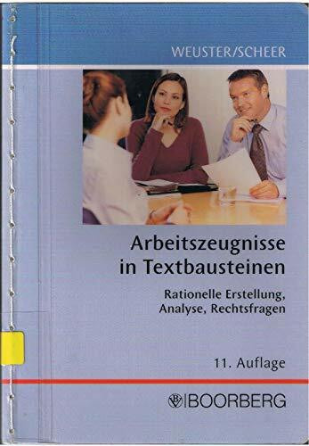 Arbeitszeugnisse in Textbausteinen