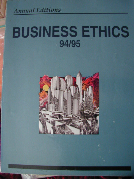 Annual Editions: Business Ethics 94-95