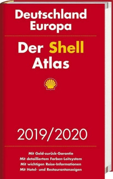 Der Shell Atlas 2019/2020 Deutschland 1:300 000, Europa 1:750 000