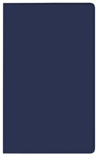 Taschenkalender Saturn Leporello PVC blau 2023
