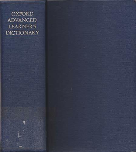 Oxford Advanced Learner's Dictionary 4th Edition