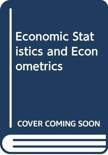 Economic Statistics and Econometrics
