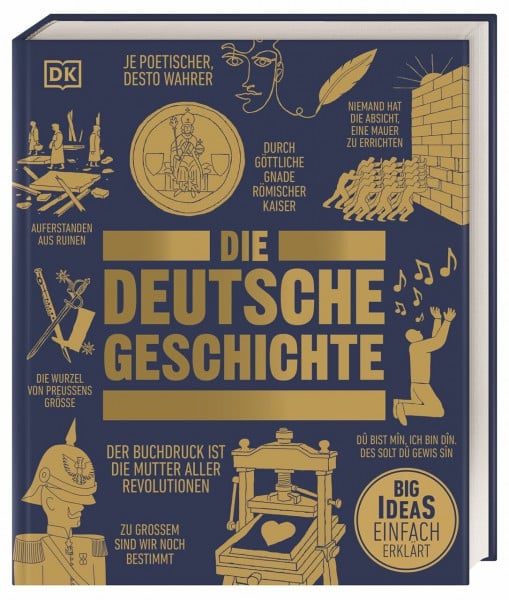 Big Ideas. Die deutsche Geschichte: Big Ideas – einfach erklärt. Konzentriertes Wissen über die wichtigsten Ereignisse der deutschen Geschichte von der Spätantike bis heute