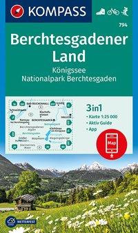 KOMPASS Wanderkarte 794 Berchtesgadener Land, Königssee, Nationalpark Berchtesgaden 1:25.000