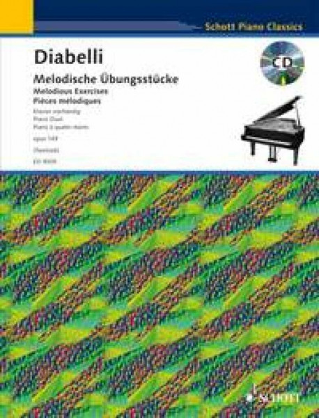 Melodische Übungsstücke: im Umfang von 5 Tönen. op. 149. Klavier 4-händig. (Schott Piano Classics)
