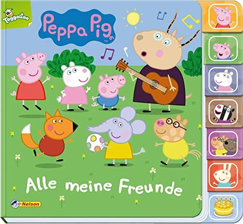 Peppa Wutz: Peppa Pig: Alle meine Freunde: Pappbuch ab 2 Jahre mit Register