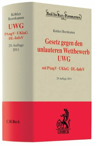 Gesetz gegen den unlauteren Wettbewerb: Preisangabenverordnung, Unterlassungsklagengesetz, Dienstleistungs-Informationspflichten-Verordnung